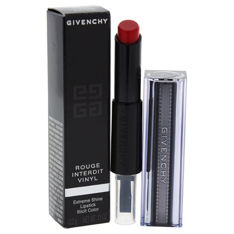 givenchy rouge interdit vinyl 16 review|givenchy rouge interdit vinyl lipstick.